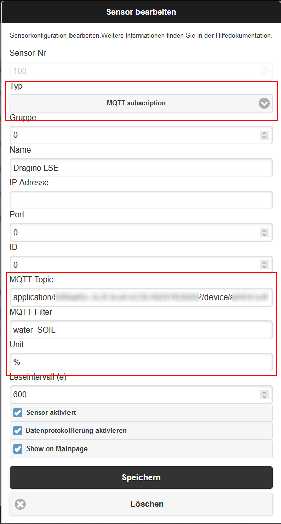 Sensore analogico150 2