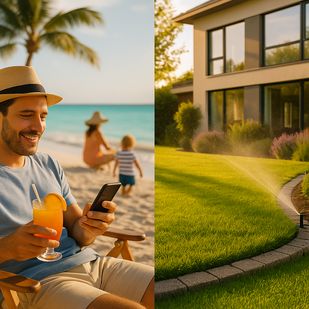 Sorglos im Urlaub dank automatischer Bewässerung
